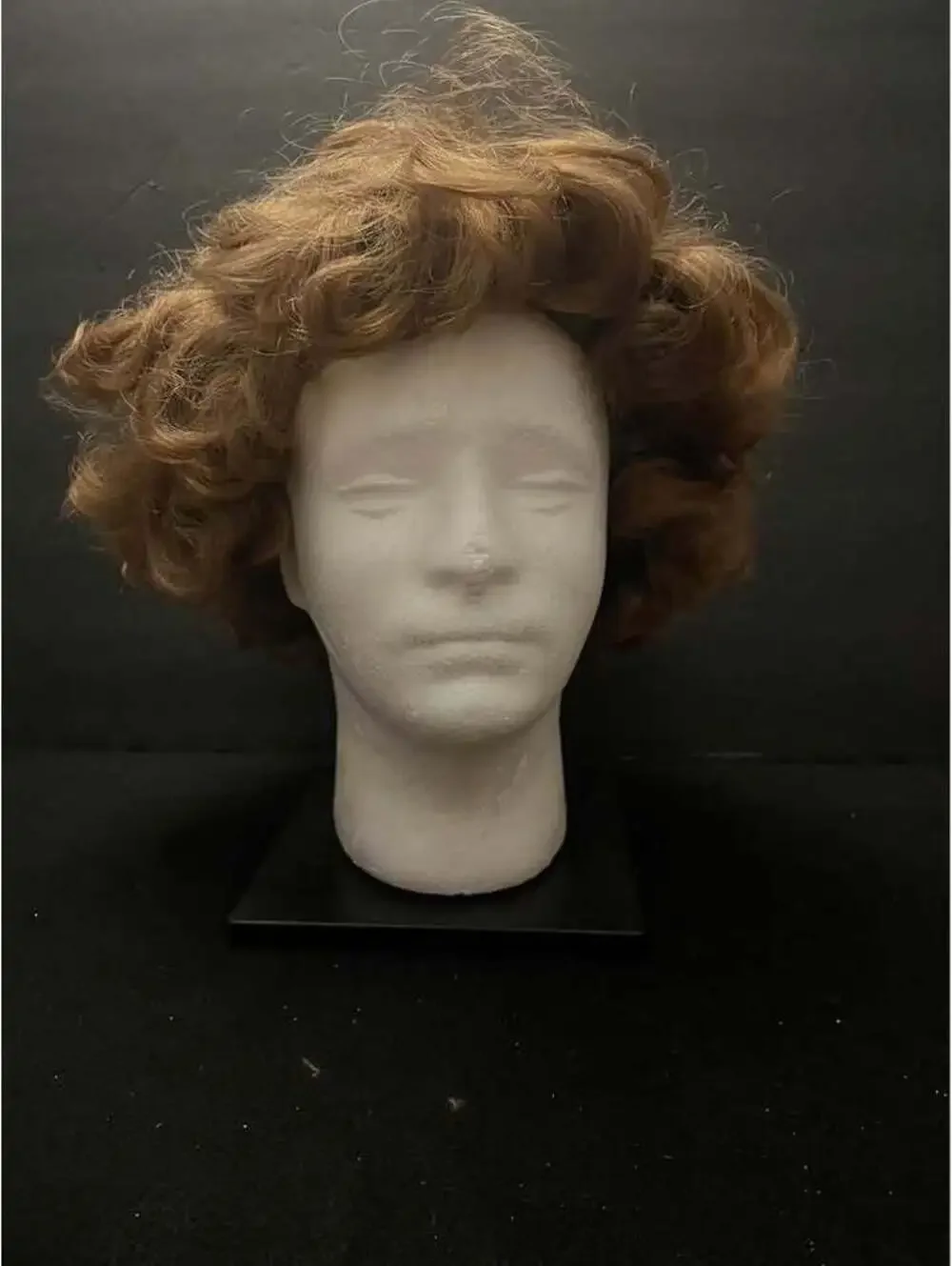 Curly Light Brown Wig